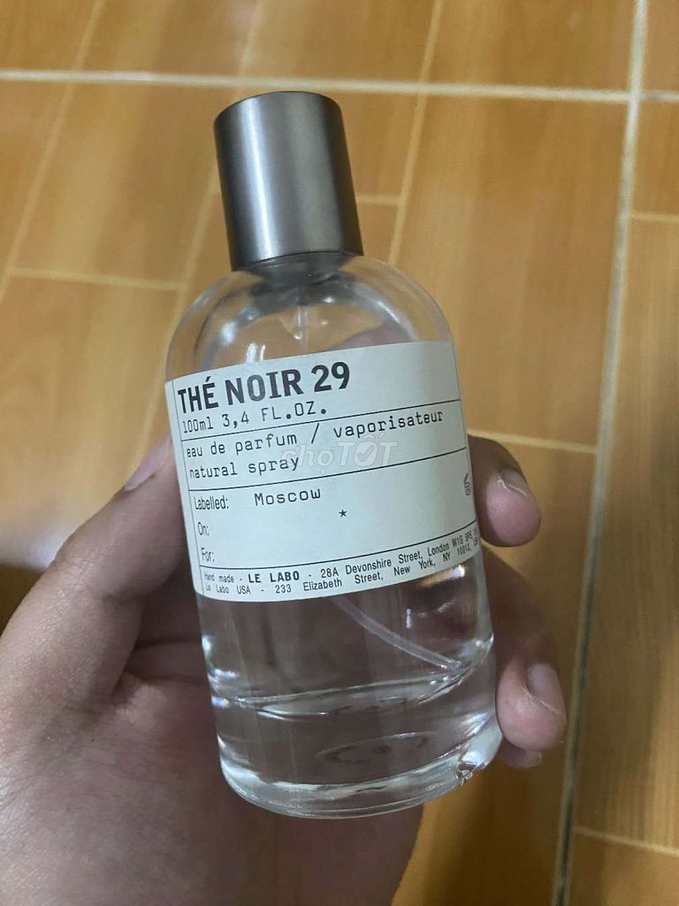 Nước hoa Le Labo Thé Noir 29 100ml. Mua bán Nước hoa tại Quận Ninh Kiều Cần Thơ được đăng bởi Trọng Nghĩa hình 1