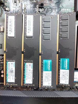 2 Cặp RAM PC 16G Kingmax Bus 2666 (2400 No) Còn BH