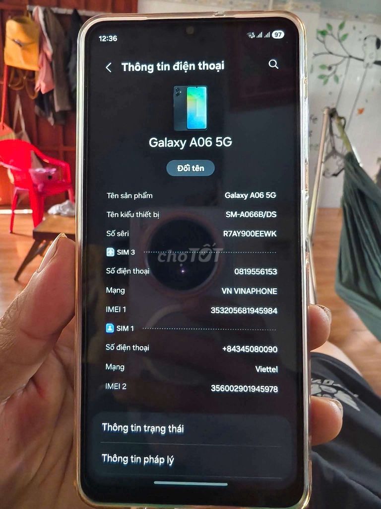 Samsung Galaxy A06 5G Đen. Mua bán Điện thoại tại Huyện Phú Giáo Bình Dương được đăng bởi Tuấn hình 1