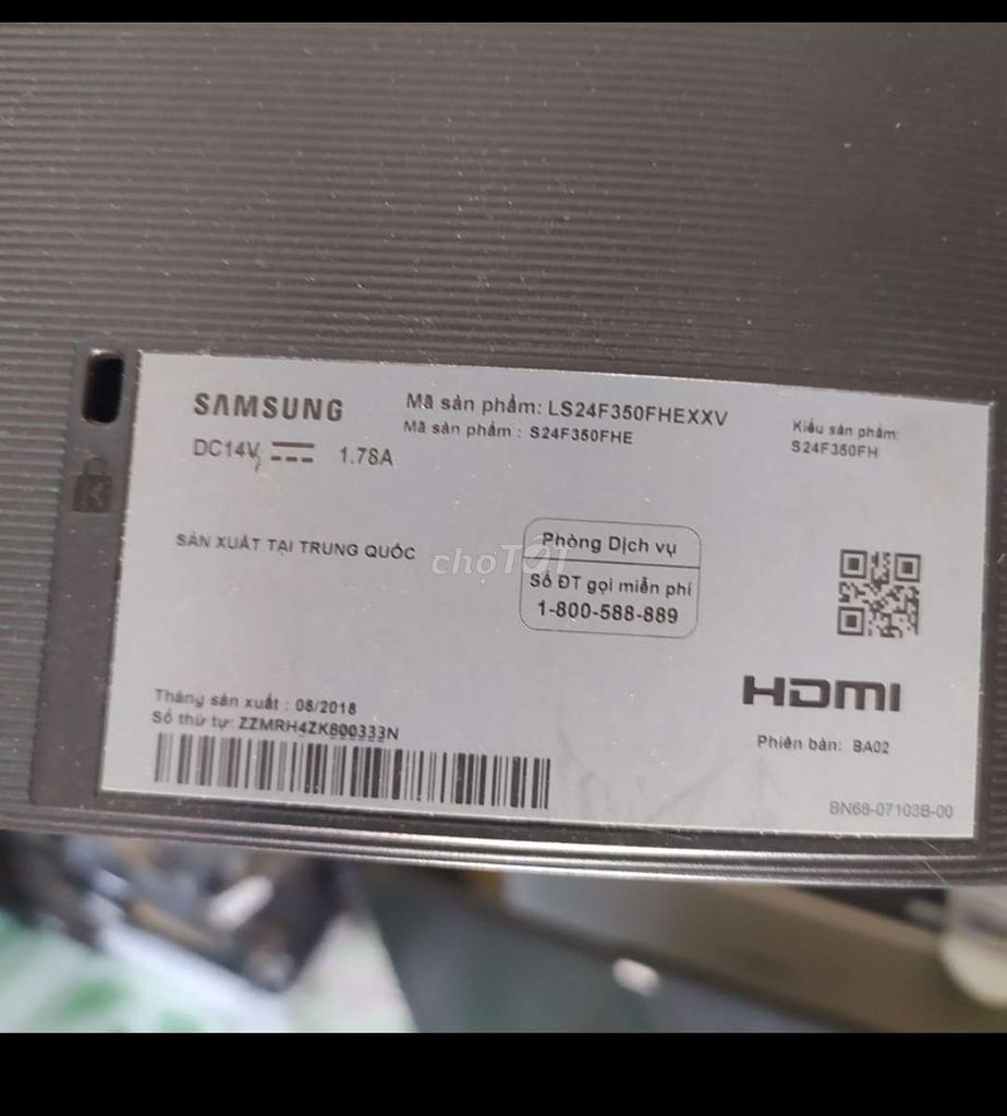 Màn Samsung 24in bể lấy linh kiện hoặc check cam