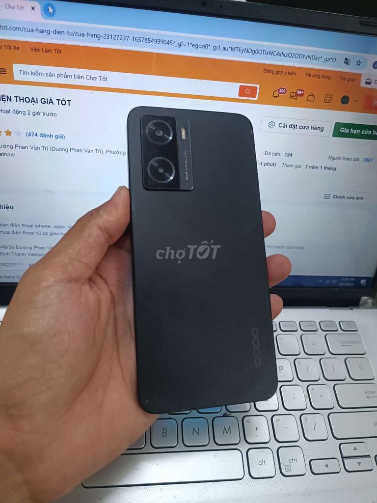 OPPO A77 5G 8GB/256 PIN 5000 DIMENSITY 810 FULL CN. Mua bán Điện thoại tại Quận Bình Thạnh Tp Hồ Chí Minh được đăng bởi Dân Mobile hình 1