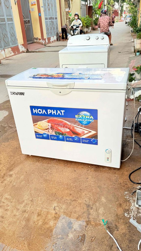 Tủ đông Hòa Phát 252 lít Trắng Extra Freezing. Mua bán Tủ lạnh tại Huyện Đông Anh Hà Nội được đăng bởi Chiến Vân hình 1