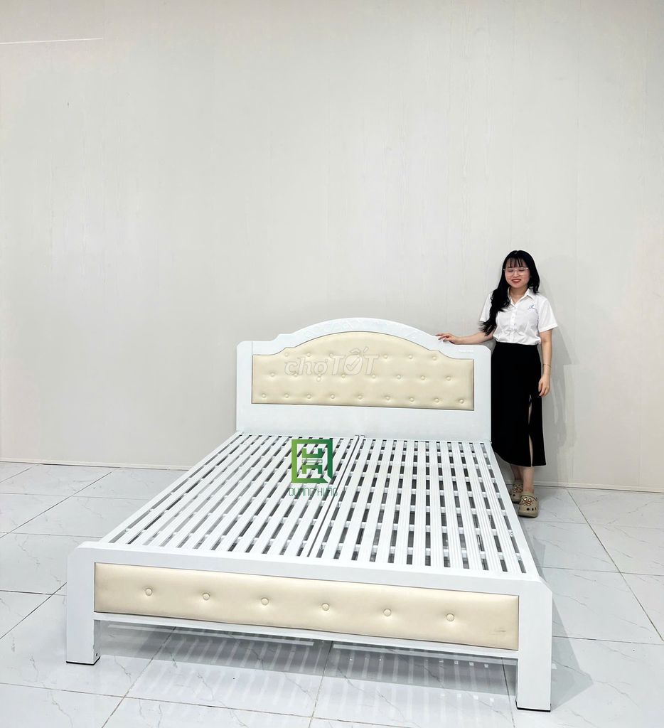 Giường ngủ Quang Hùng sắt hộp5x10giường ngủ giá rẻ. Mua bán Giường, chăn ga gối nệm tại Huyện Vĩnh Cửu Đồng Nai được đăng bởi Nội Thất Quang Hùng TD hình 1