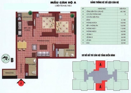 Hạ giá lần cuối căn hộ 69m2, 2PN chung cư SDU 143 Trần Phú, Hà Đông