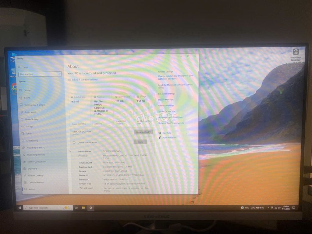 XING HUO Core i7-11800H 16GB/238GB Trắng. Mua bán Máy tính để bàn tại Quận Phú Nhuận Tp Hồ Chí Minh được đăng bởi Trần Văn Huy hình 1