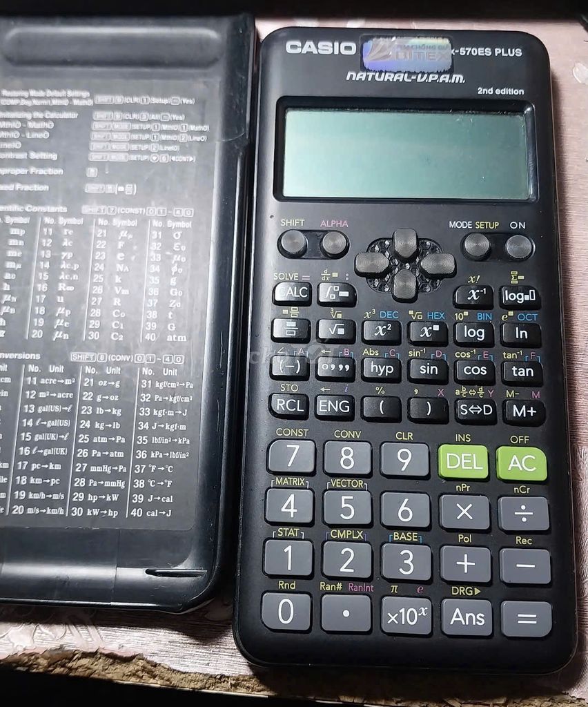 Máy tính Casio FX 570ES PLUS  2nd edition