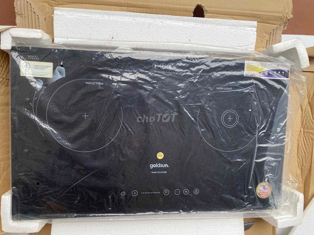 Bếp từ Goldsun CH-GYL888 Kính Schott Ceran. Mua bán Bếp, lò, đồ điện nhà bếp tại Quận Hà Đông Hà Nội được đăng bởi Trịnh Kim Oanh hình 1