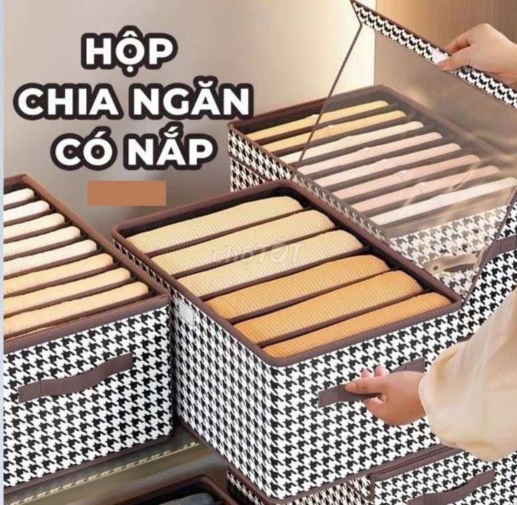 HỘP VẢI ĐỰNG QUẦN ÁO CARO CÓ NẮP ĐẬY
Gi0 đ
Hhvg