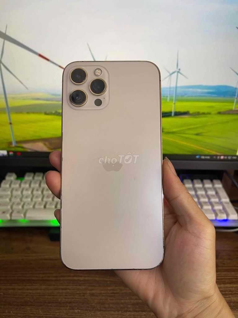 12 Pro Max 128GB  Gold Full chức năng đẹp 99%. Mua bán Điện thoại tại Quận Lê Chân Hải Phòng được đăng bởi Huy Tưởng Mobile hình 1