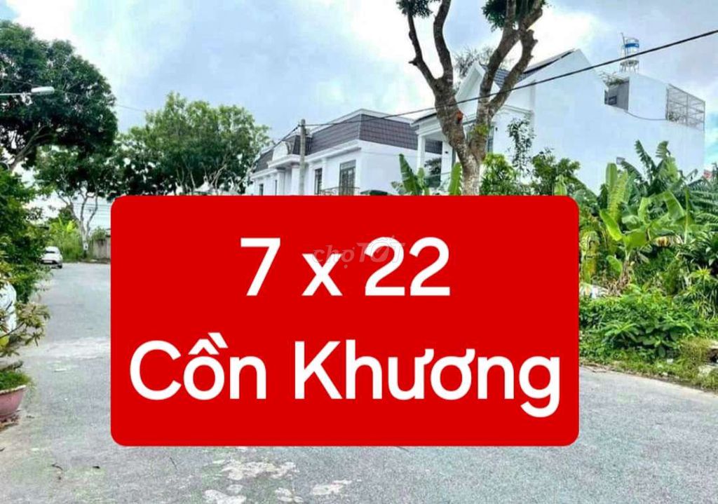 BÁN NỀN BIỆT THỰ - KHU CỒN KHƯƠNG, TPCẦN THƠ