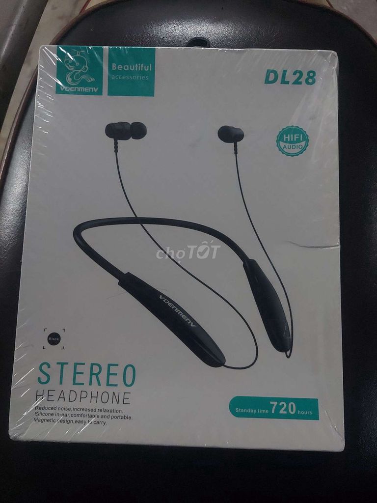 Tai nghe Bluetooth Vdenmenv DL28 Đen. Mua bán Tivi, Âm thanh tại Quận Nam Từ Liêm Hà Nội được đăng bởi Hoàng Kiên hình 1