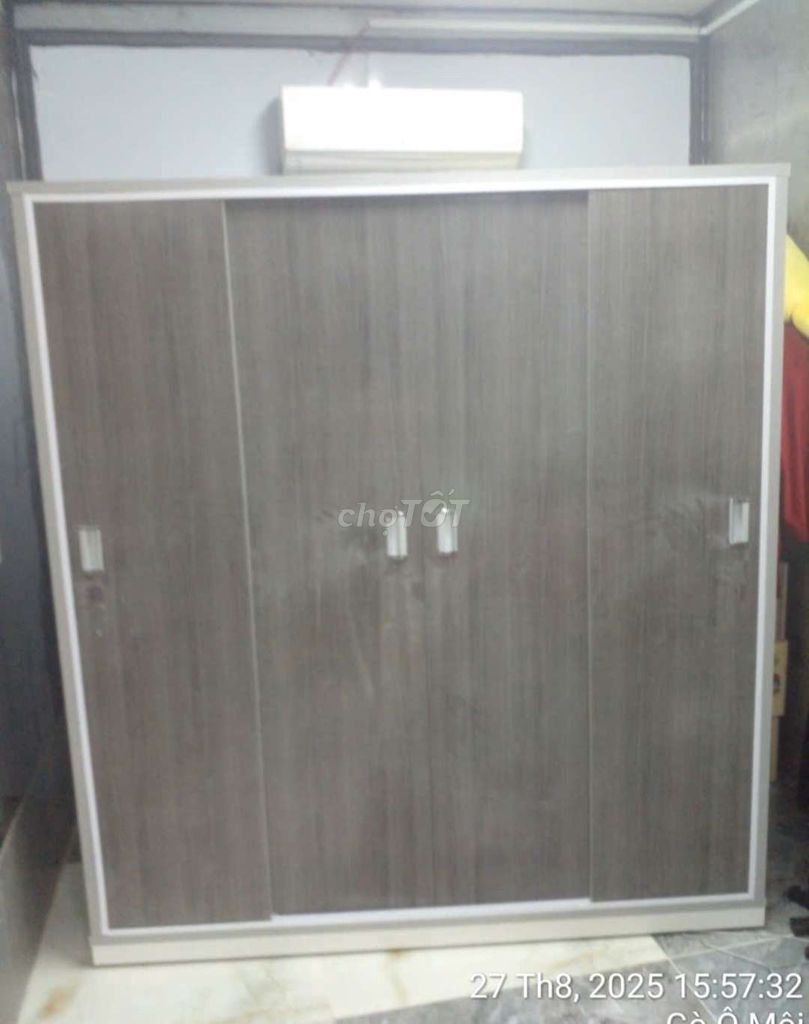 TỦ NHỰA ĐÀI LOAN CỬA LÙA 4 CÁNH MÀU H11. Mua bán Tủ, kệ gia đình tại Quận Gò Vấp Tp Hồ Chí Minh được đăng bởi Tủ nhựa đài loan hoàng quân hình 1