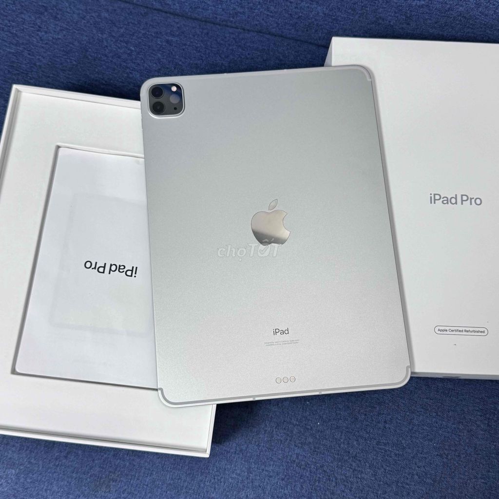 iPad Pro 11 M1 5G 512Gb Silver Fullbox Bh 6/2025