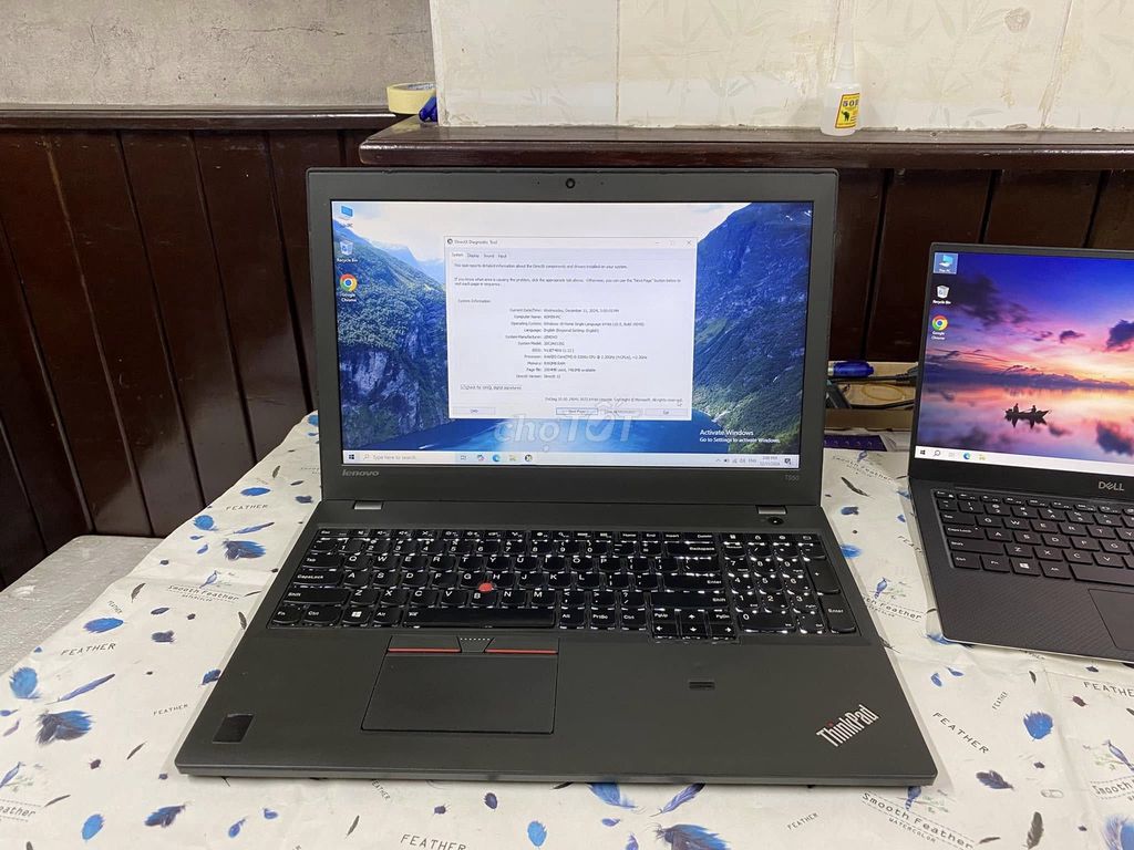 Thinkpad T550.i5-5200.ram 8g.ssd 255g.15in phím số