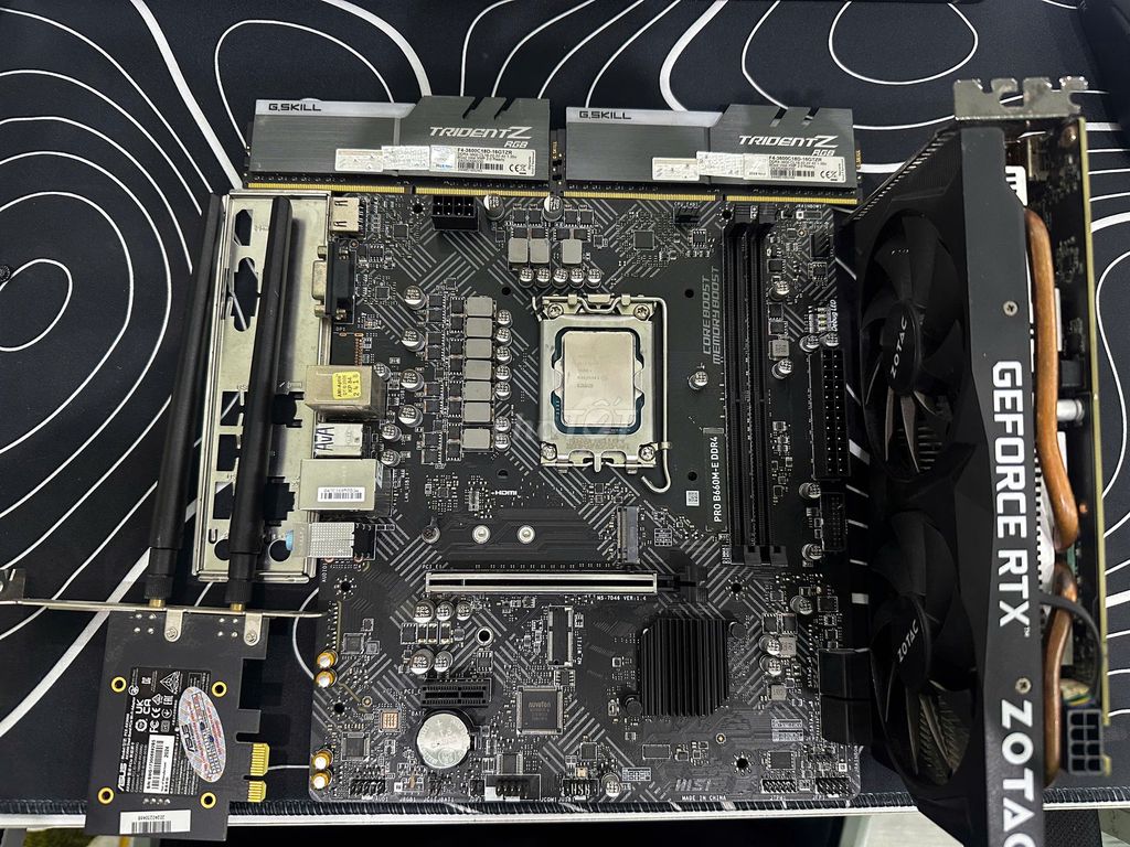 CPU i3 13100F / RTX 2060 / Card wifi AX3000. Mua bán Linh kiện (RAM, Card...) tại Quận Hà Đông Hà Nội được đăng bởi PHẠM QUANG PHƯƠNG hình 1