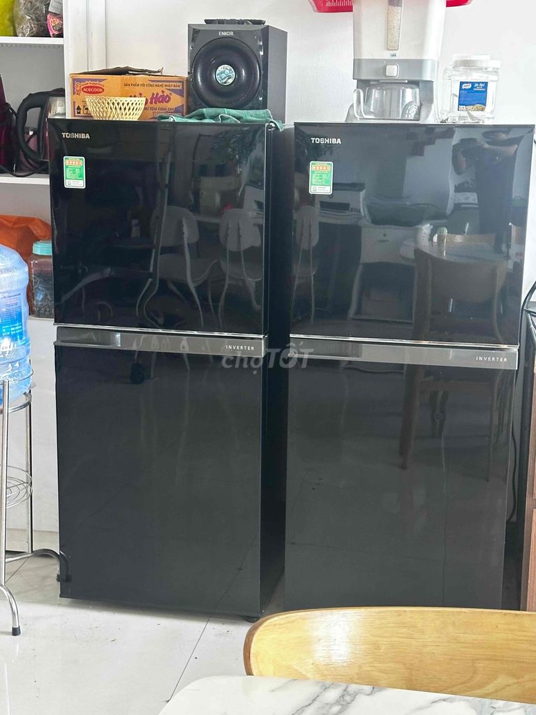 Tủ lạnh Toshiba 180L Đen. Mua bán Tủ lạnh tại Huyện Long Thành Đồng Nai được đăng bởi Lê Huy hình 1