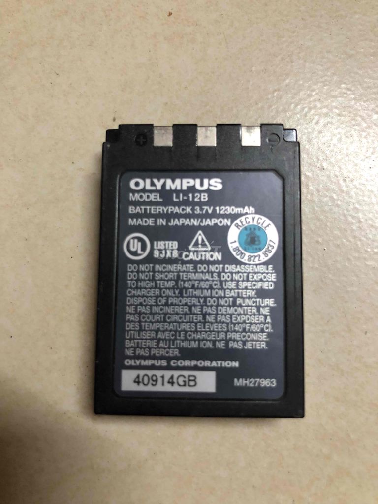 Pin L1-12B kèm sạc máy ảnh Olympus