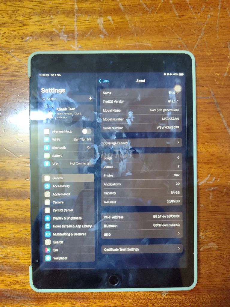 iPad Gen 9 64GB