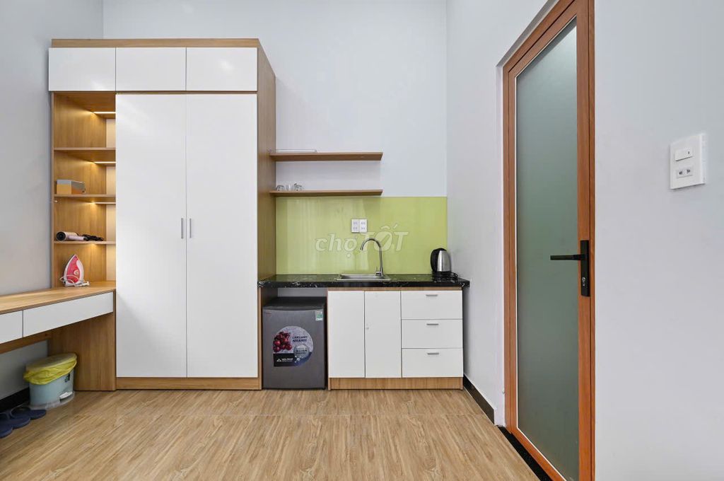 CHDV 1BR, полностью меблированный, трамвай DANG THUY, Бинь Тхань