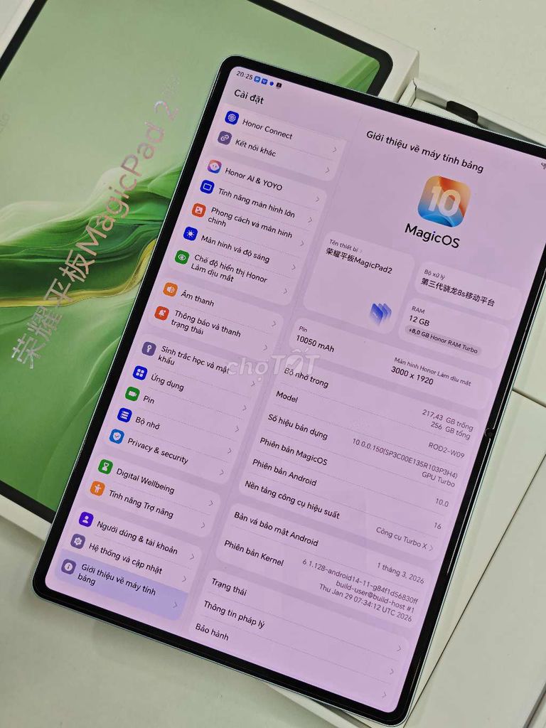 Honor Magic Pad 2 12.3 inch 12GB/256GB Mỏng đẹp. Mua bán Máy tính bảng tại Quận Thanh Khê Đà Nẵng được đăng bởi Lãm 4k Mobile  hình 1