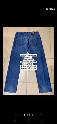 G-Star chính hãng ITALY like new 
Size 34-32. Mua bán Quần áo tại Quận 5 Tp Hồ Chí Minh được đăng bởi Ty phạm 2hand