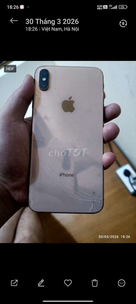 Apple iPhone XSM. Mua bán Điện thoại tại Quận Cầu Giấy Hà Nội được đăng bởi Phùng Duy Tùng hình 1