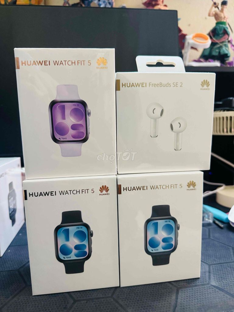 Huawei Watch Fit 5 Đen và Tím - Mới 100%. Mua bán Thiết bị đeo thông minh tại Quận Cẩm Lệ Đà Nẵng được đăng bởi Huawei Chính Hãng Đà Nẵng zz Mua và Bán Đồng Hồ Mới Cũ zz  hình 1