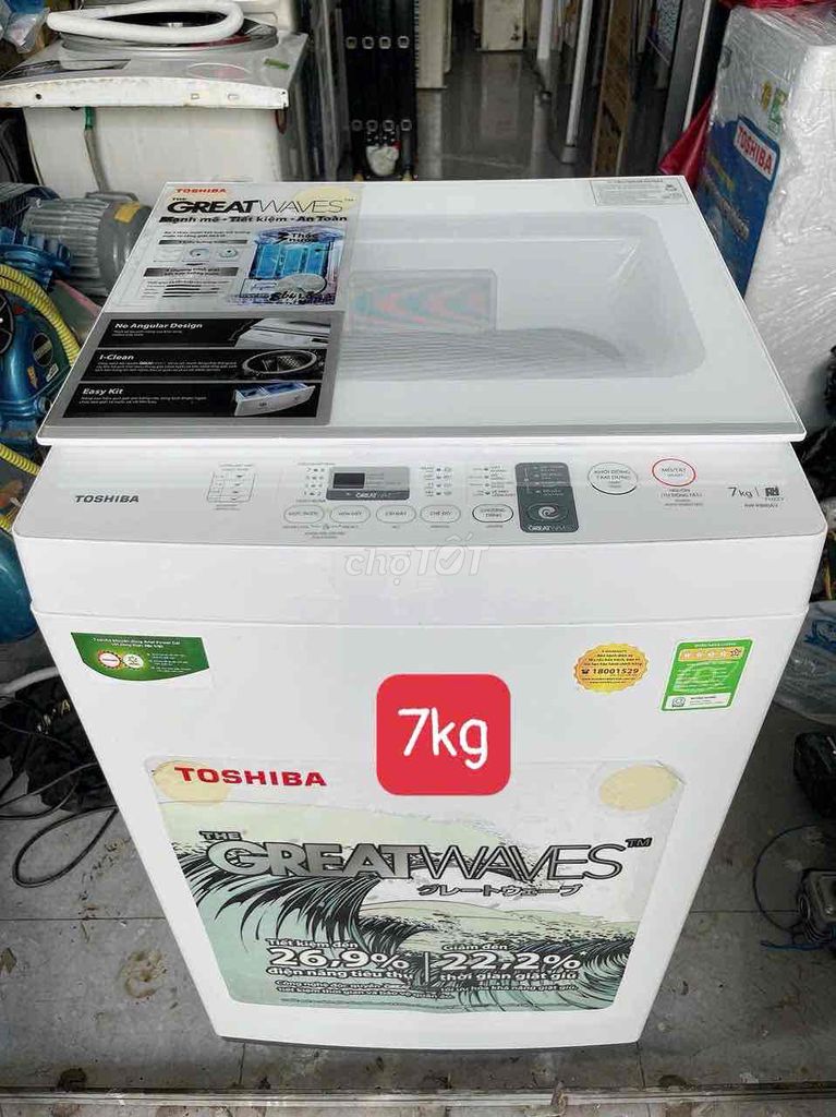 Toshiba 7kg đời mới đẹp 95%