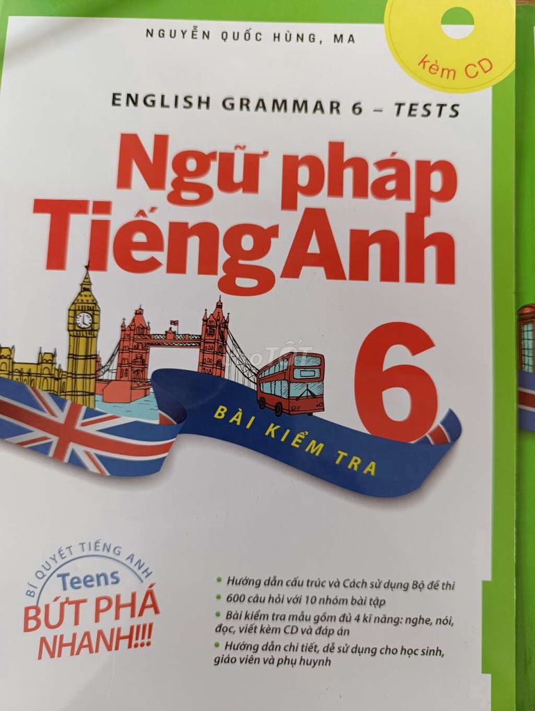 Combo 2 quyển English Grammar 6 - Workbook & Tests