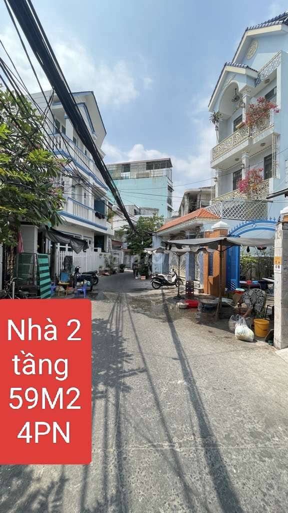 Nhà Âu Dương Lân 59M2 4PN ô tô thông tứ tung, giá cực rẻ, T3/2025