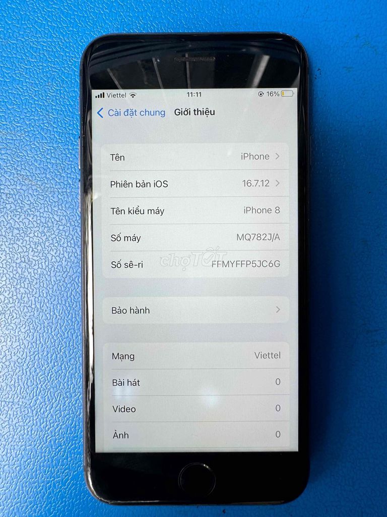 Apple iPhone 8 Đen Đã qua sử dụng. Mua bán Điện thoại tại Quận Ba Đình Hà Nội được đăng bởi thanh hình 1