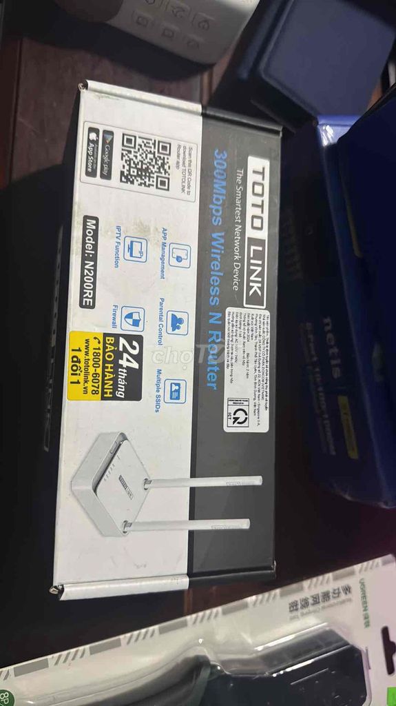 Bộ định tuyến TOTOLINK N200RE Trắng 300Mbps. Mua bán Phụ kiện (Màn hình, Chuột...) tại Thành phố Sóc Trăng Sóc Trăng được đăng bởi Bảo Ngọc hình 1