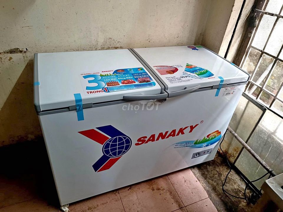 tủ đông suốt sanaky 360 lít mới 100% nguyên thùng