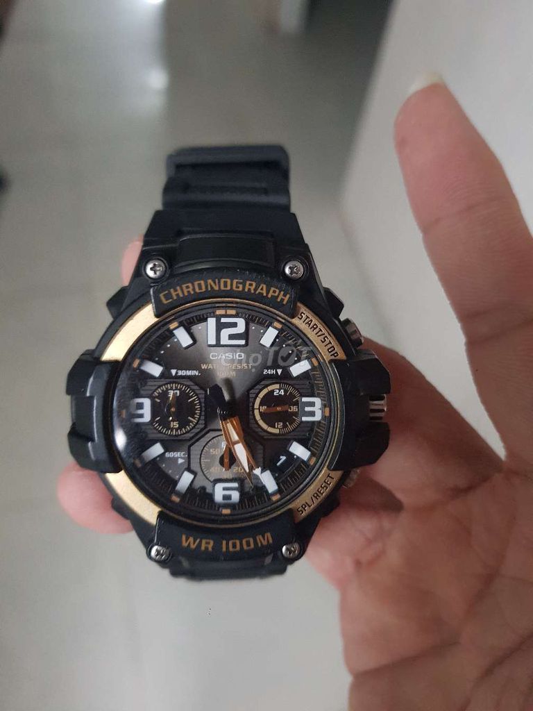 Đồng hồ Casio Nam Đen, vàng đồng. Mua bán Đồng hồ tại Quận Ô Môn Cần Thơ được đăng bởi Việt Nguyễn hình 1