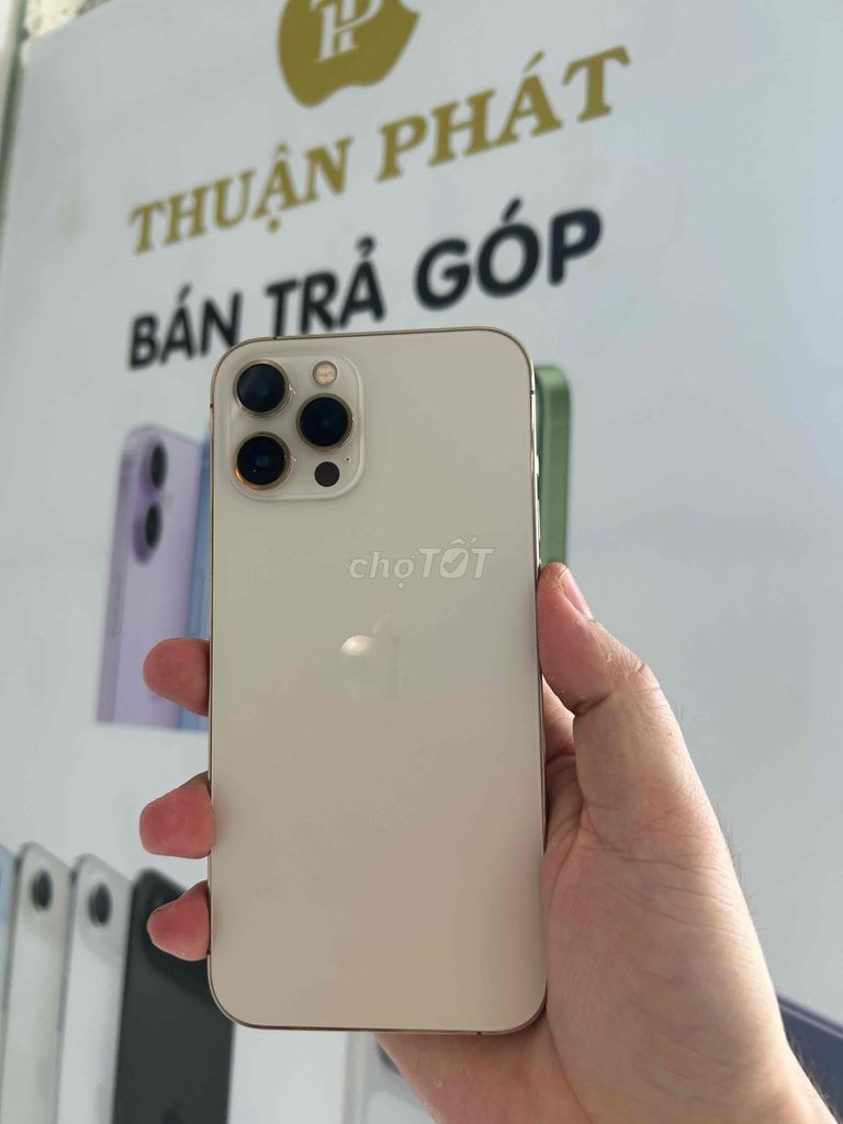 Apple iPhone 12 Pro Max 128GB Vàng pin new. Mua bán Điện thoại tại Quận Bình Tân Tp Hồ Chí Minh được đăng bởi Thuận Phát Store hình 1