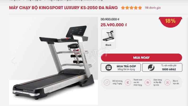 thanh lý máy chạy bộ kingsport ks2050