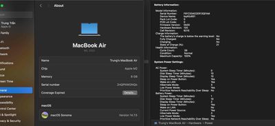 Apple MacBook Air M2 máy cấn, pin cao