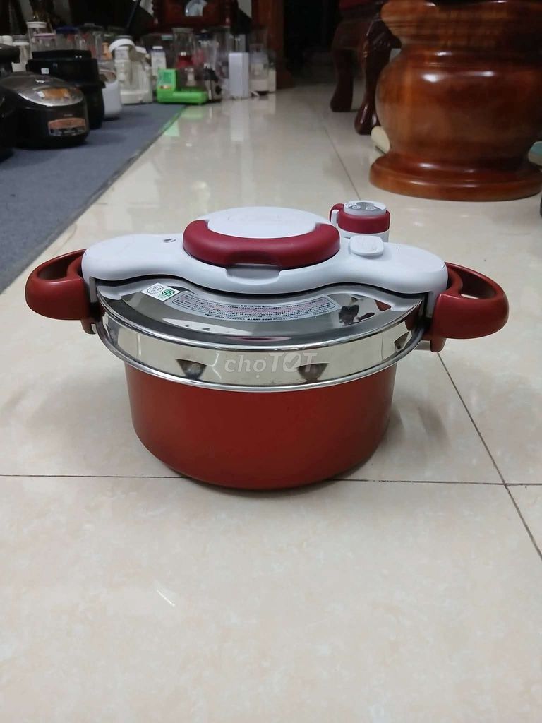 Nồi áp suất T-Fal 5 lít Đỏ đáy từ. Mua bán Bếp, lò, đồ điện nhà bếp tại Thành phố Chí Linh Hải Dương được đăng bởi Anh Nguyen hình 1