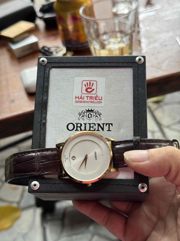 Đồng hồ Orient Nam dây da. Mua bán Đồng hồ tại Quận 12 Tp Hồ Chí Minh được đăng bởi Tuấn Anh  hình 1