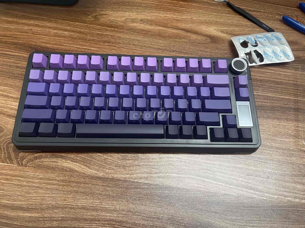 Bàn phím cơ S75 Pro Tím. Mua bán Phụ kiện (Màn hình, Chuột...) tại Thành phố Tây Ninh Tây Ninh được đăng bởi Gia Khang hình 1