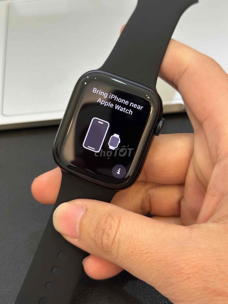 Apple watch series 8/45 đen esim