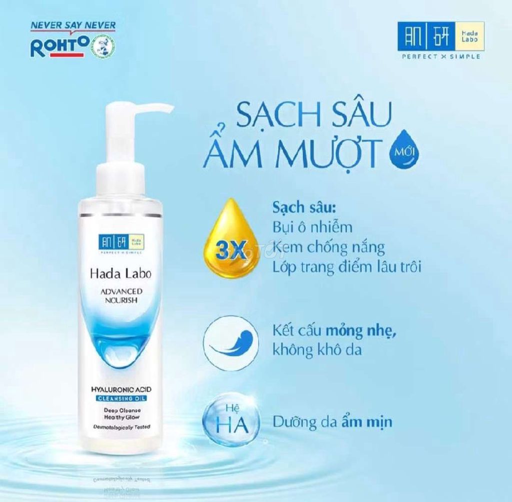 Dầu tẩy trang Hada Labo Nữ. Mua bán Phụ kiện thời trang khác tại Huyện Trảng Bom Đồng Nai được đăng bởi Huyền Thanh hình 1