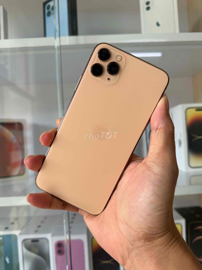 IPHONE 11 PRM 64gb GOLD QT ZIN ĐEP 99% PIN 100%. Mua bán Điện thoại tại Thành phố Cà Mau Cà Mau được đăng bởi NHAN APPLE hình 1
