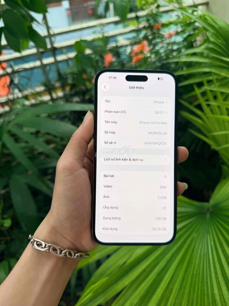 iPhone 14 Promax không sài sim còn lại ok. Mua bán Điện thoại tại Thành phố Thủ Đức Tp Hồ Chí Minh được đăng bởi Nguyễn Duy hình 1