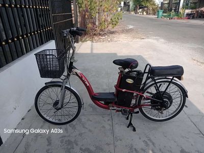 Xe đạp điện a sa ma chính hãng màu đỏ giá rẻ