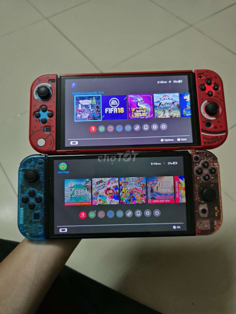 Nintendo Switch Oled Hack 128gb. Mua bán Thiết bị chơi game tại Quận Long Biên Hà Nội được đăng bởi Nguyễn Thành Đạt hình 1