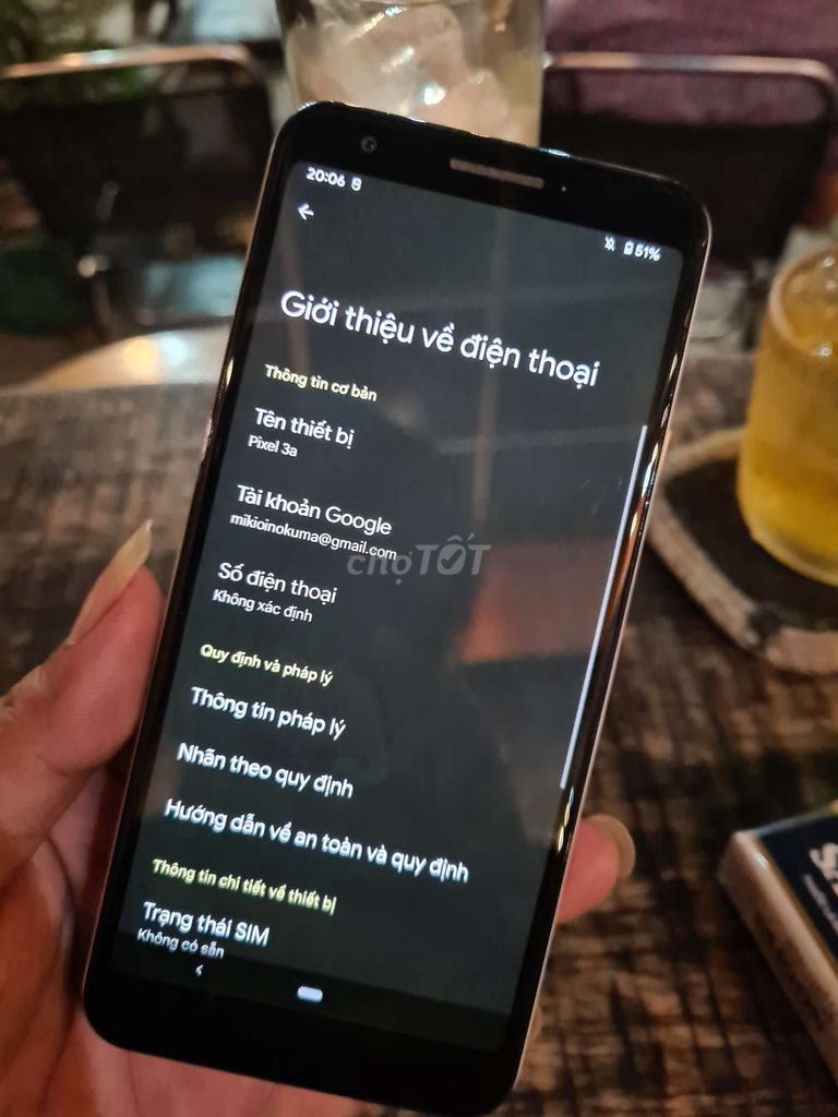 Pixel 3a Oem mở full chức năng. Mua bán Điện thoại tại Huyện Củ Chi Tp Hồ Chí Minh được đăng bởi Hoàng Nguyễn Hồng Ân hình 1