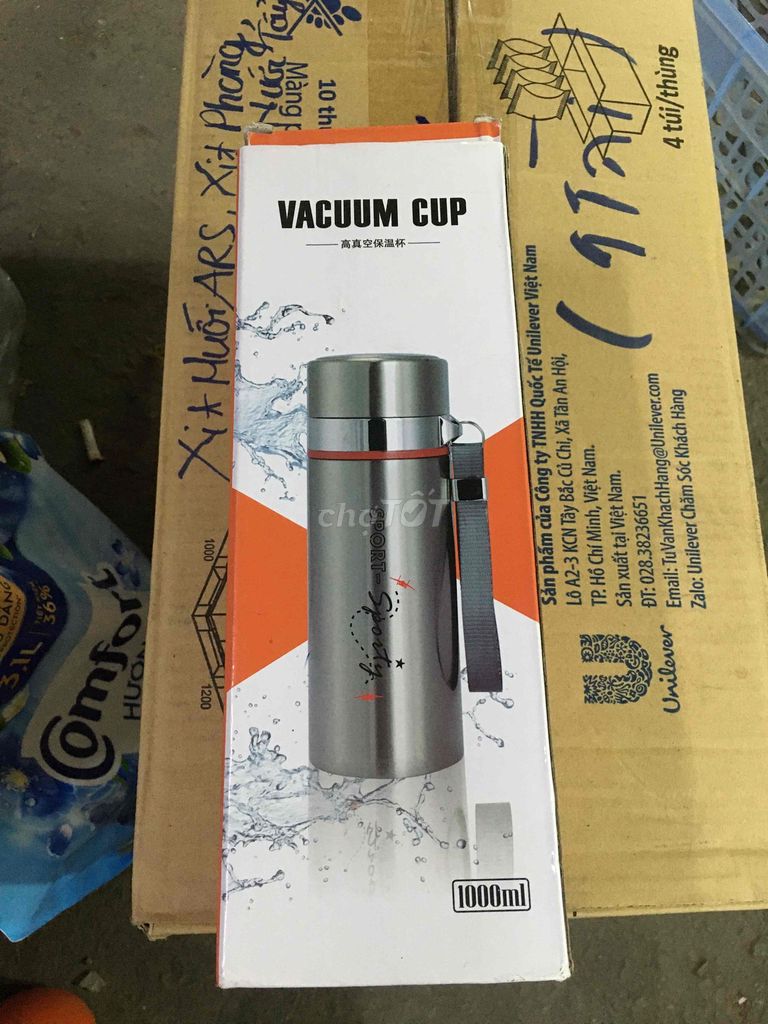 Bình giữ nhiệt 1000ml Bạc. Mua bán Dụng cụ nhà bếp tại Quận Gò Vấp Tp Hồ Chí Minh được đăng bởi Khánh Trân hình 1