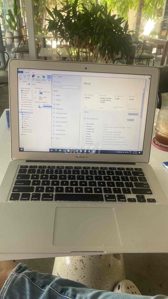 Apple MacBook Air i5-4250U 4GB/256GB Bạc. Mua bán Laptop tại Thành phố Thủ Dầu Một Bình Dương được đăng bởi Phong Vita Roup hình 1