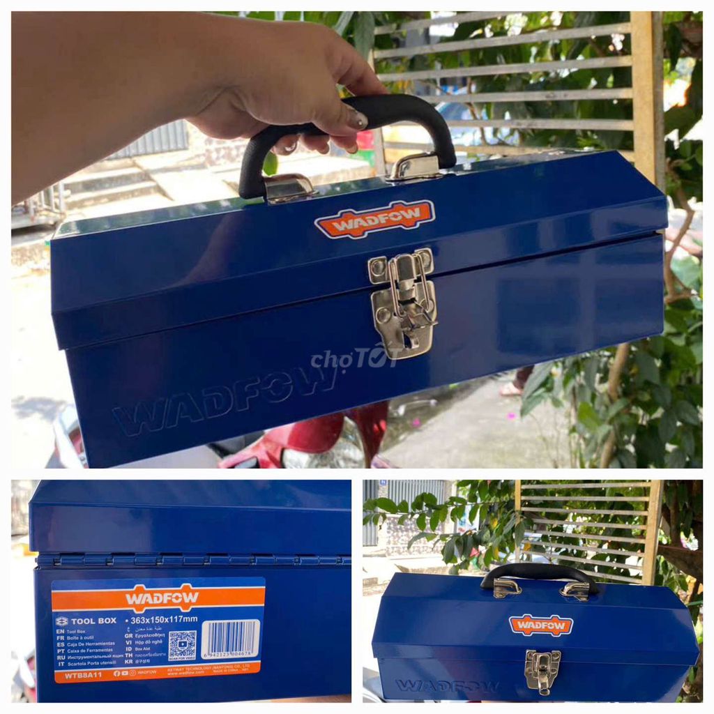 💥 xả kho - Hộp đựng dụng cụ WADFOW Kim loại. Mua bán Phụ kiện thời trang khác tại Quận Bình Thuỷ Cần Thơ được đăng bởi  Thiết Bị Cơ Khí Trà Nóc Cần Thơ hình 1